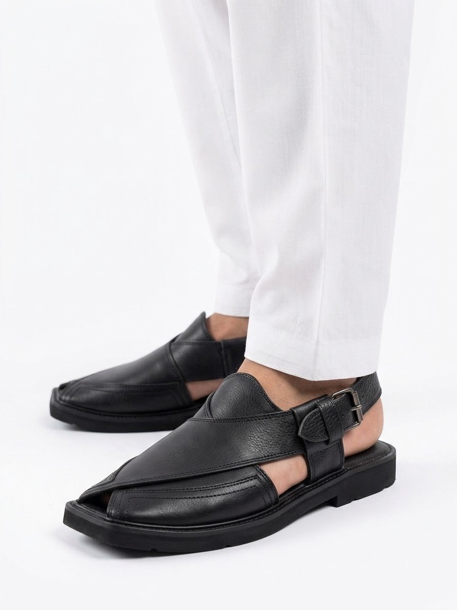 Premium Leather Peshawari Chappal