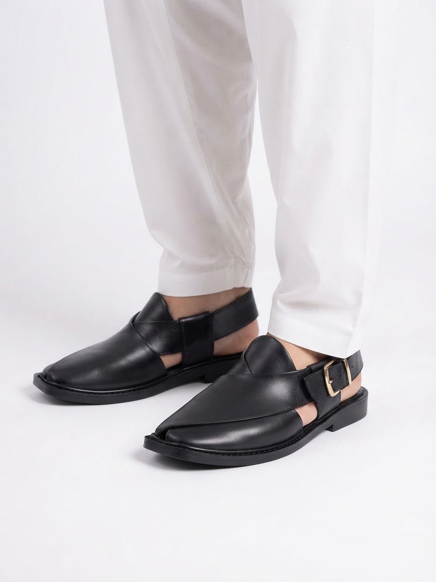 Premium Leather Peshawari Chappal